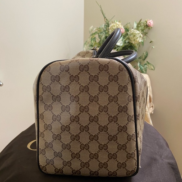 💯 Authentic Gucci Boston GG Handbad - Picture 4 of 6